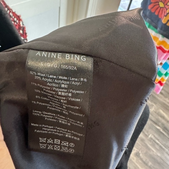 Anine Bing Lydia Wool Jacket size large - Picture 5 of 5